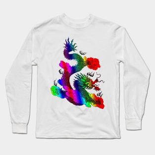 Rainbow Dragon Long Sleeve T-Shirt